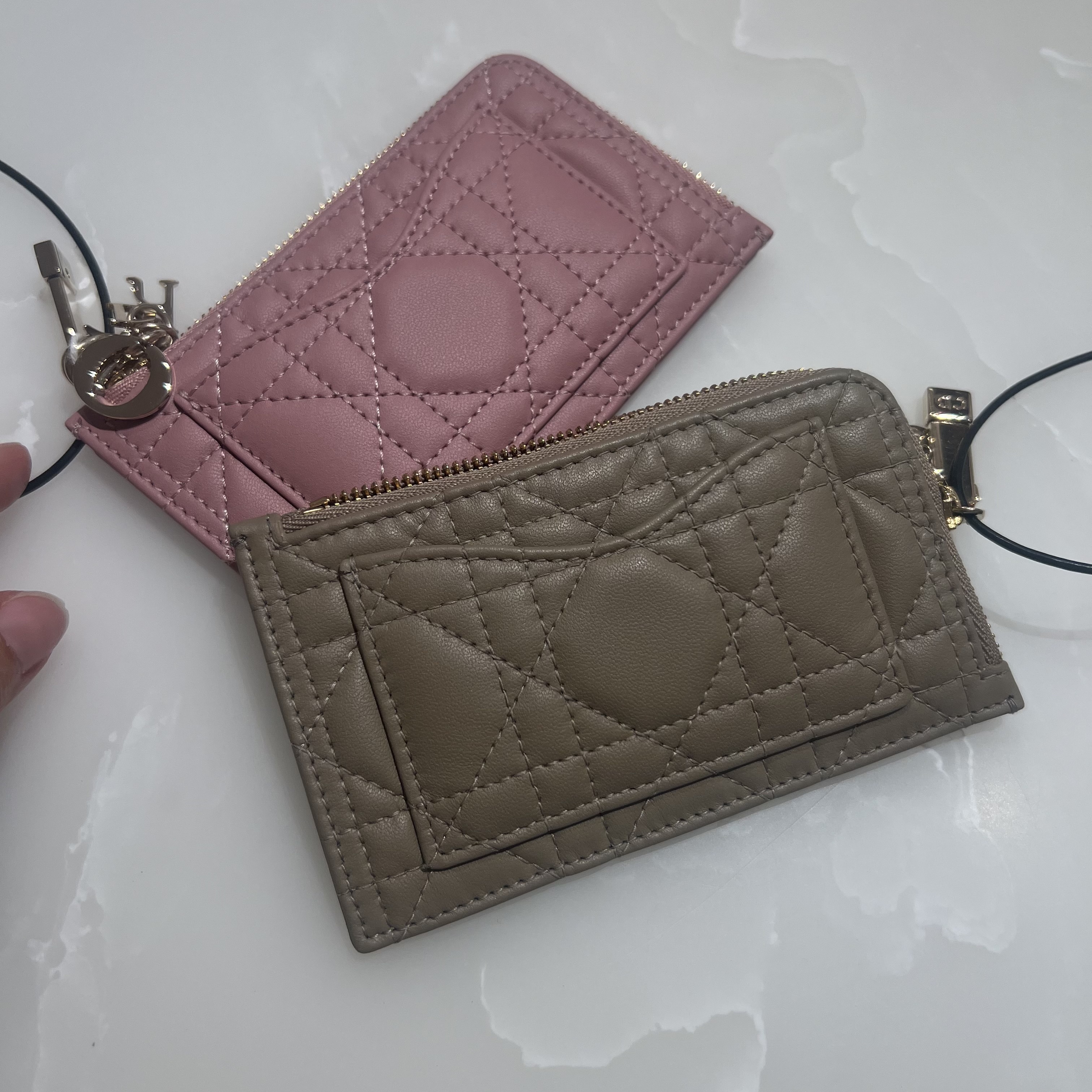 【DIOR】セール！LADY DIOR COSMOS ジップ カードホルダー
