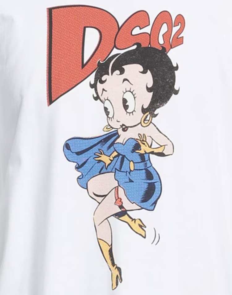 《Dsquared2》 ベティ・ブープ プリントTシャツ