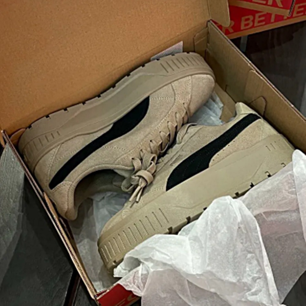 ☆韓国人気☆[PUMA]☆KARMEN II☆厚底☆ベージュブラウン系