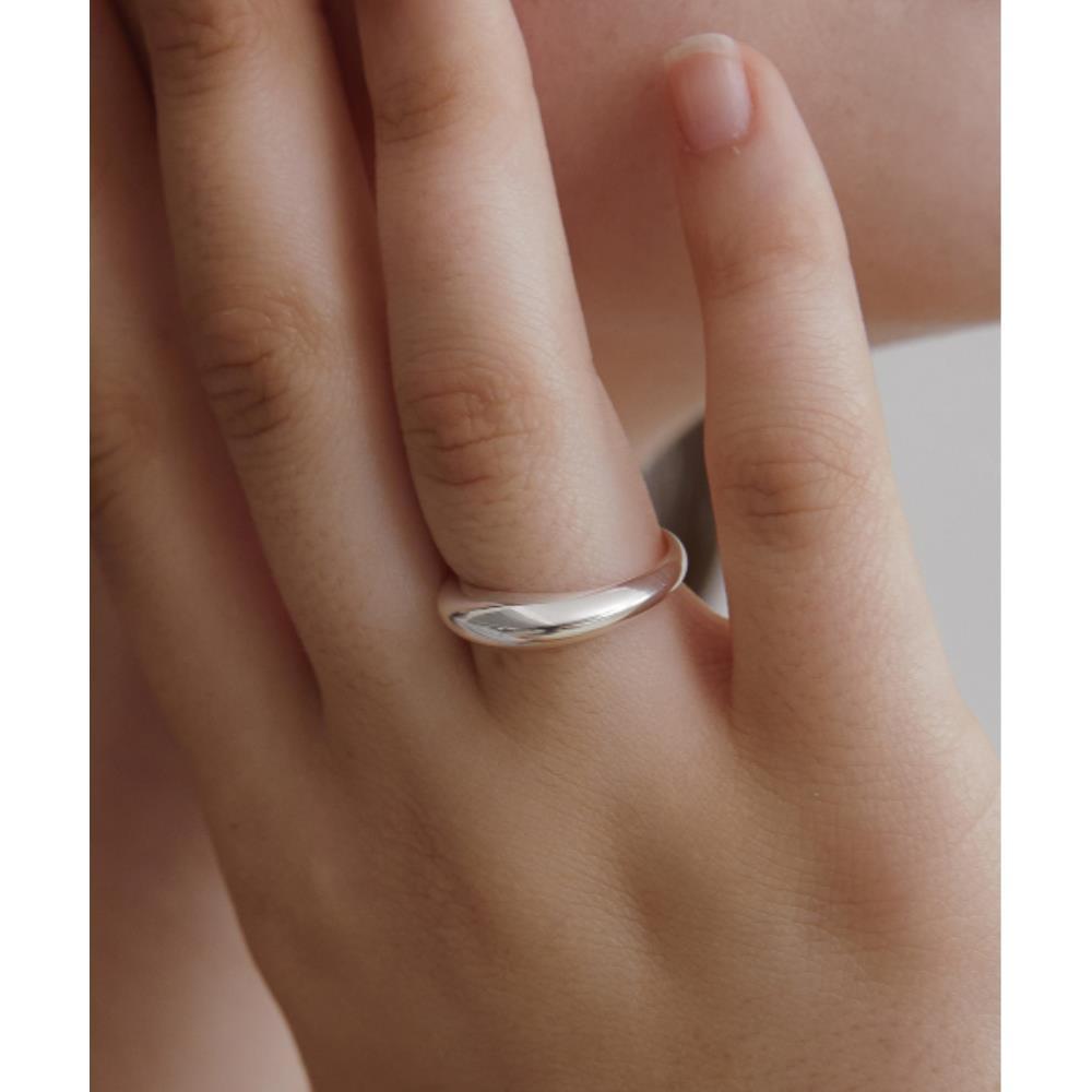 ☆TATIANA☆ Silver 925 Bold Shine Minimal Ring CR1837