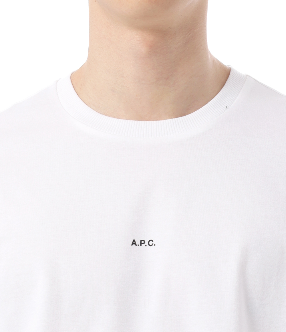 【関税込み】A.P.C. ブラック マイクロロゴ ボクシー Tシャツ Boxy Disco Tシャツ｜FEMME NEW｜A.P.C. | アーペーセー日本公式