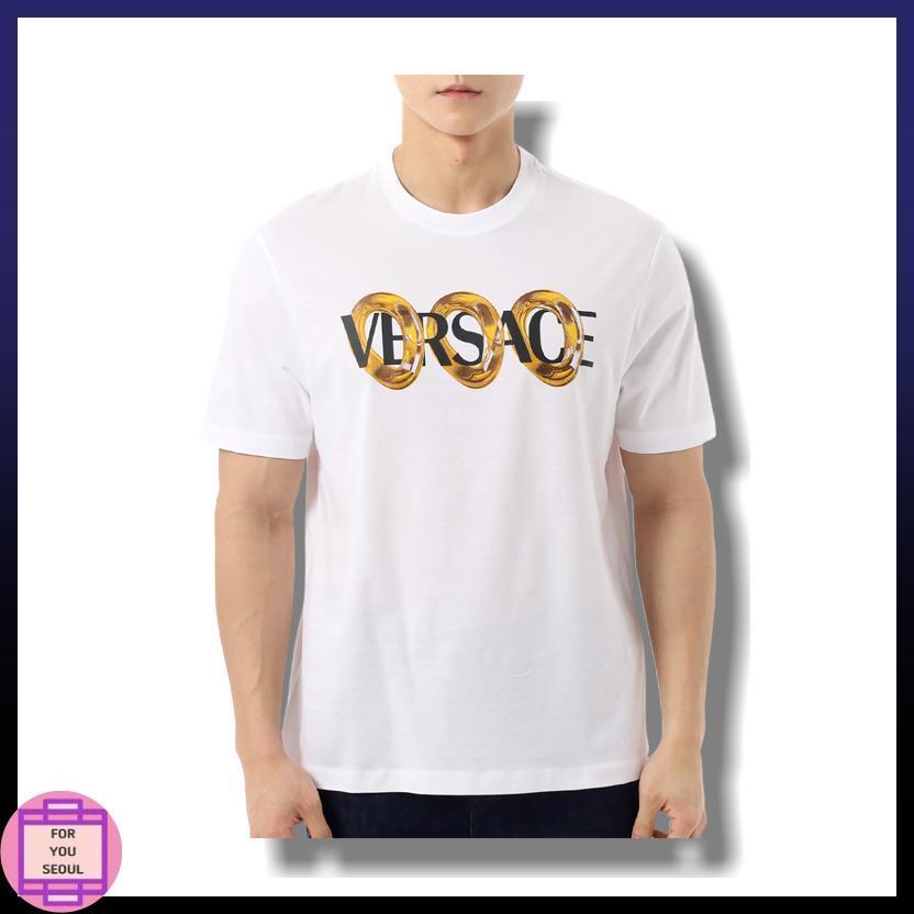 ★VERSACE★マキシ チェーン ロゴ Tシャツ ☆VERSACE☆マキシ チェーン ロゴ Tシャツ