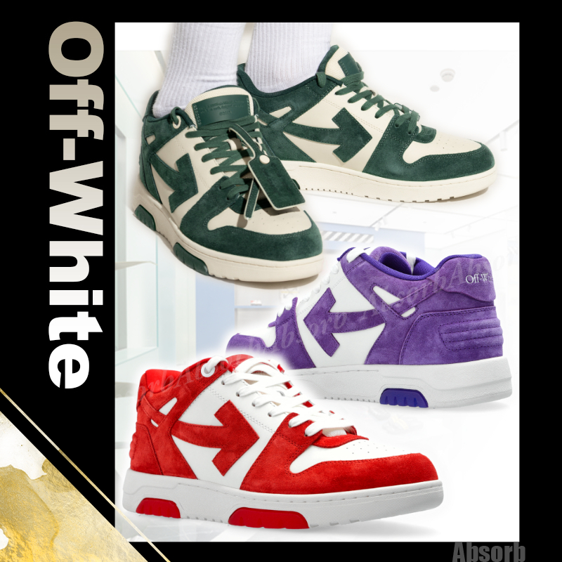 【25SS NEW】Off-White / Out of Office スエードスニーカー/3色