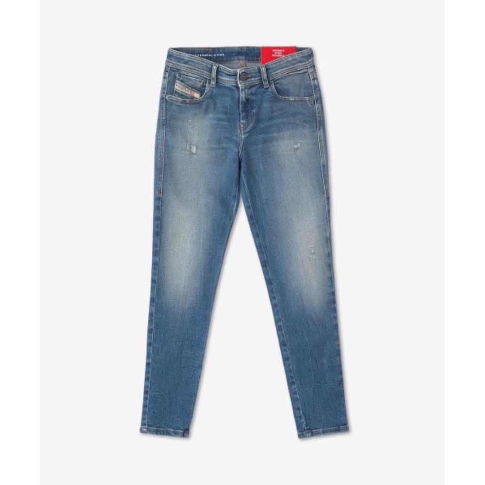 ☆BADBLOOD☆ 2017 Slender Denim Pants Blue A0530209E9101
