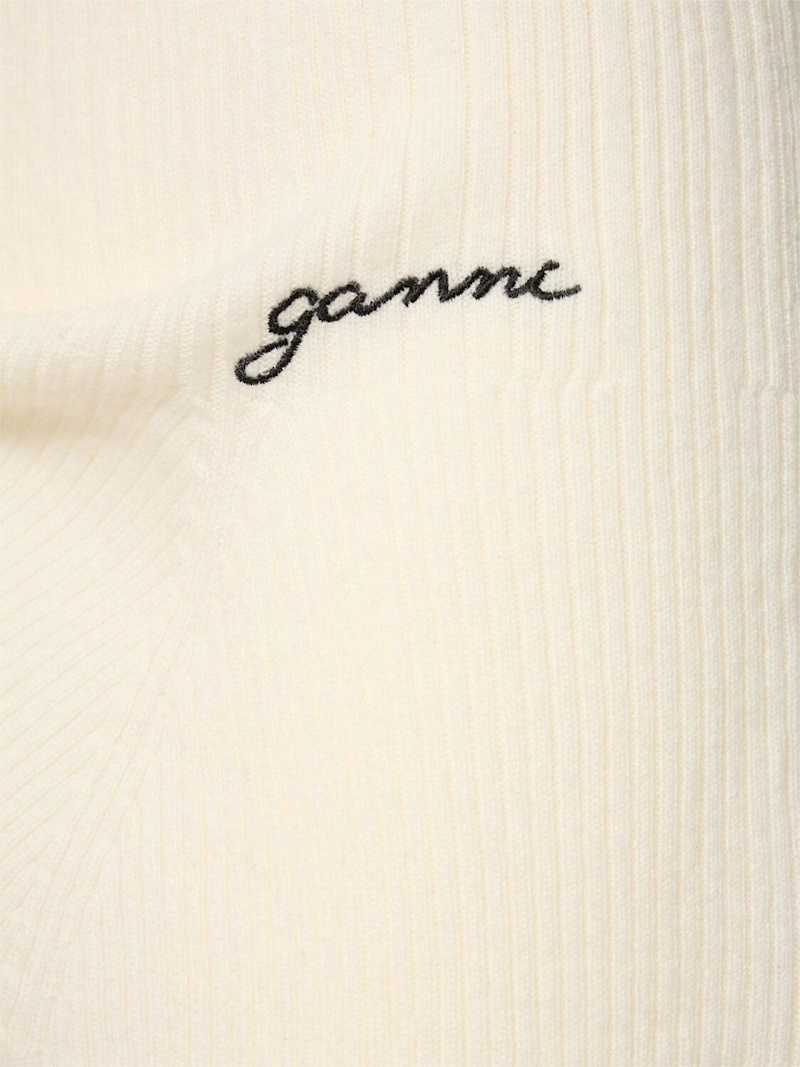 GANNI【関税送料込&SALE価格】カシミアブレンドミニスカート
