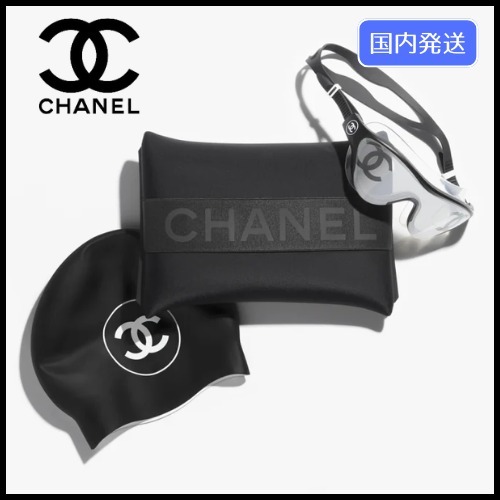目を惹く☆ 国内発 25SS CHANEL スイミングセット リバーシブル