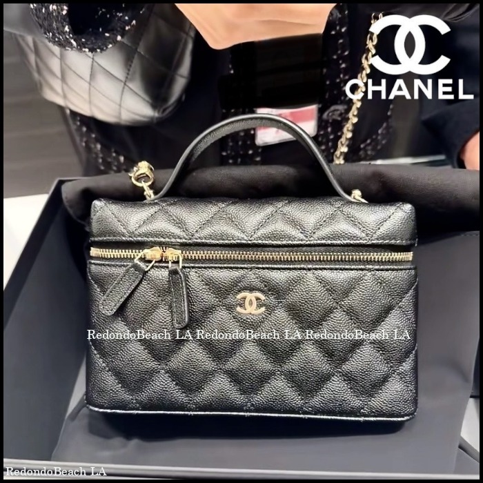 【新型で使いやすい】CHANEL★ロングバニティケース★