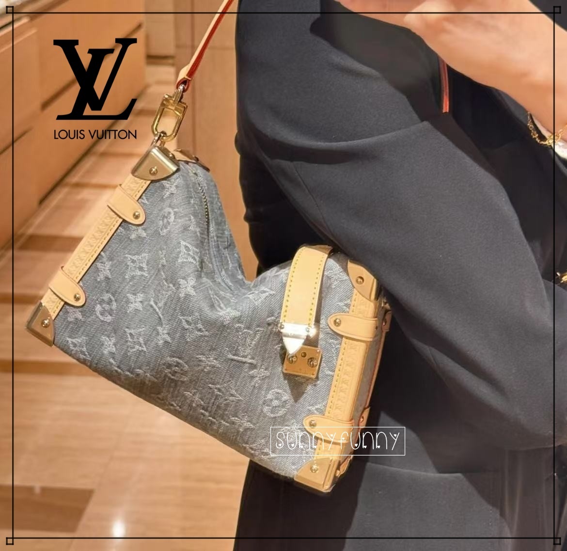 《25SS★》Louis Vuitton サイドトランクバッグMM デニム
