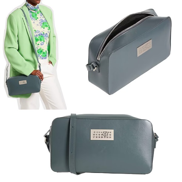 MM6 MAISON MARGIELA ★ ロゴ ショルダーバッグ / ブルー