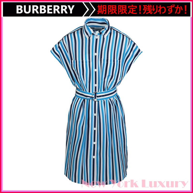 Burberry★素敵！Silk Stripe Dress