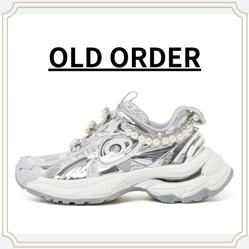【OLD ORDER】TURBO GT JEWELRY SILVER スニーカー