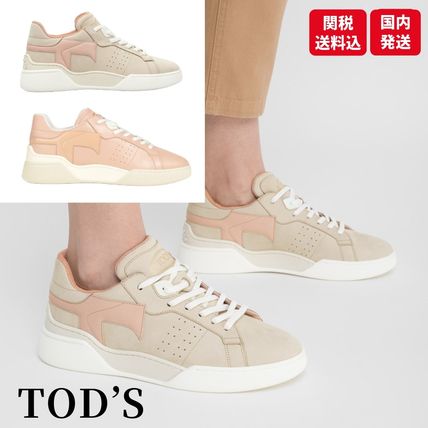 TOD'S トッズ スニーカー ピンクx白 4104025E0017 ピンク系 TOD'S(トッズ) スニーカー(レディース) - 海外通販のBUYMA