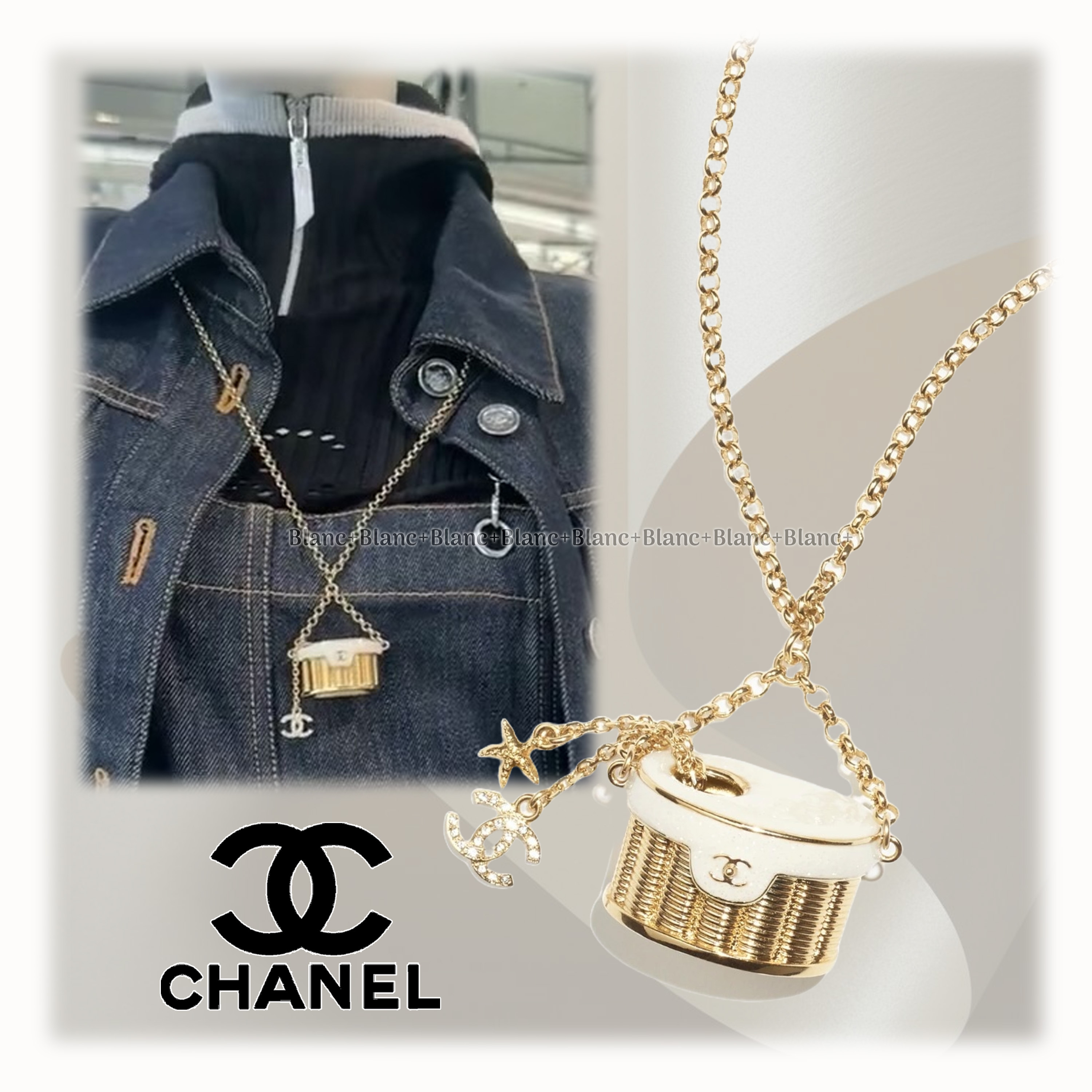 CUTE♡【CHANEL】ロング ペンダント ネックレス