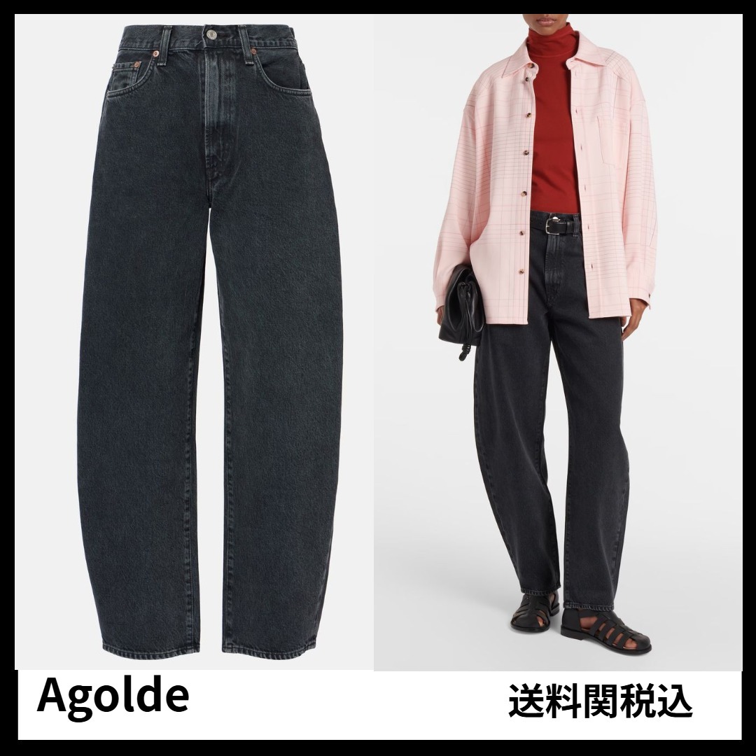 送料関税込★AGOLDE★バルーンミッドライズバレルレッグジーンズ