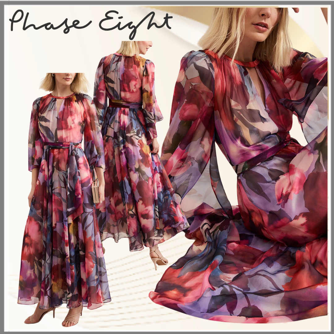 【Phase Eight】ウィルマ プリントドレス