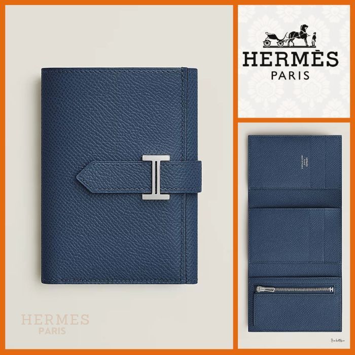 【クールな王道ネイビー】HERMES ベアン コンバイン Navy