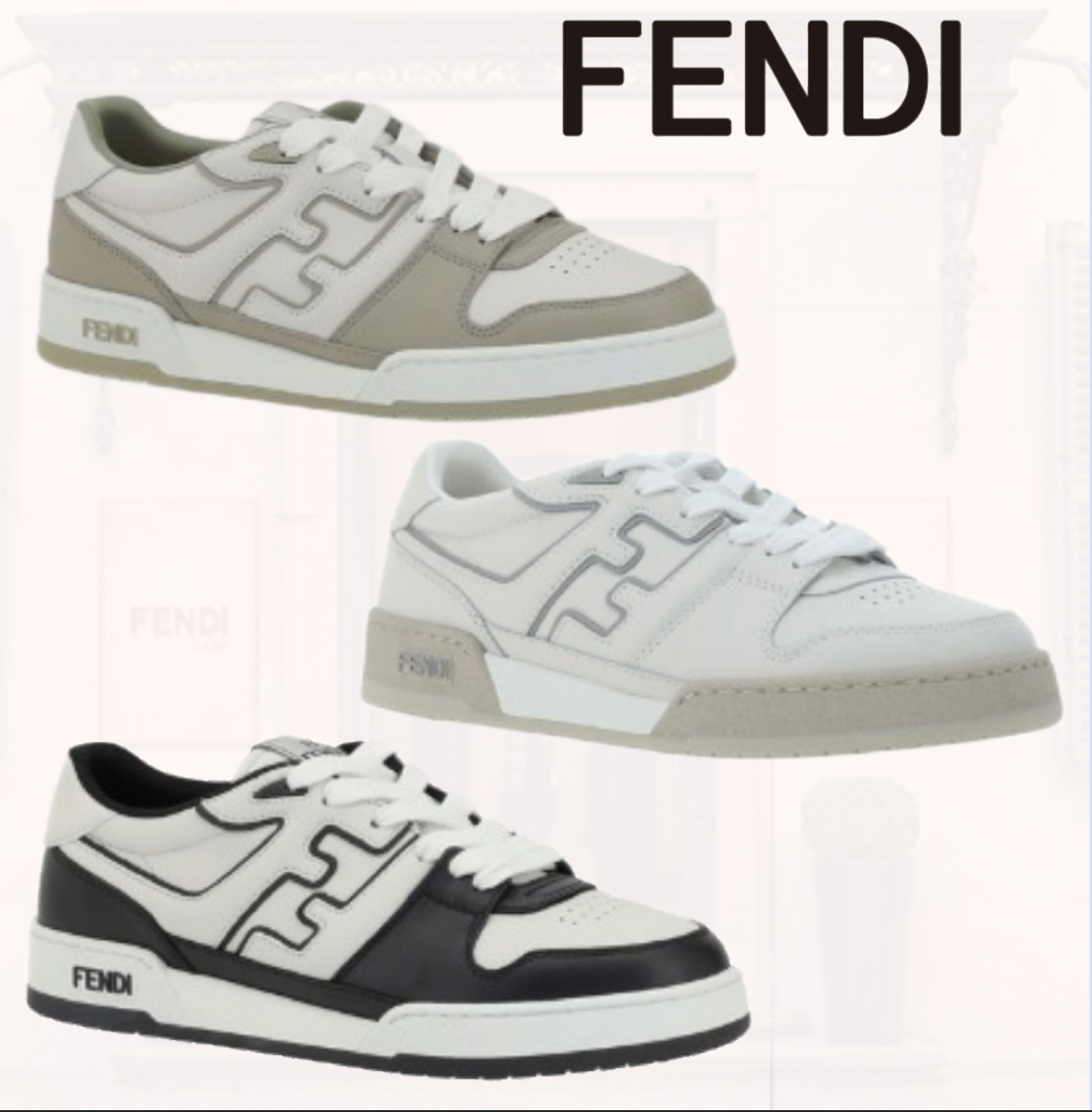 VIPSALE!!【FENDI】フェンディ マッチ スニーカー