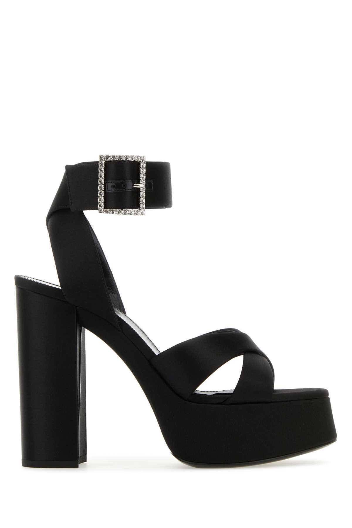 【関税&送料込】Saint Laurent Bianca Platform Sandals In Sat