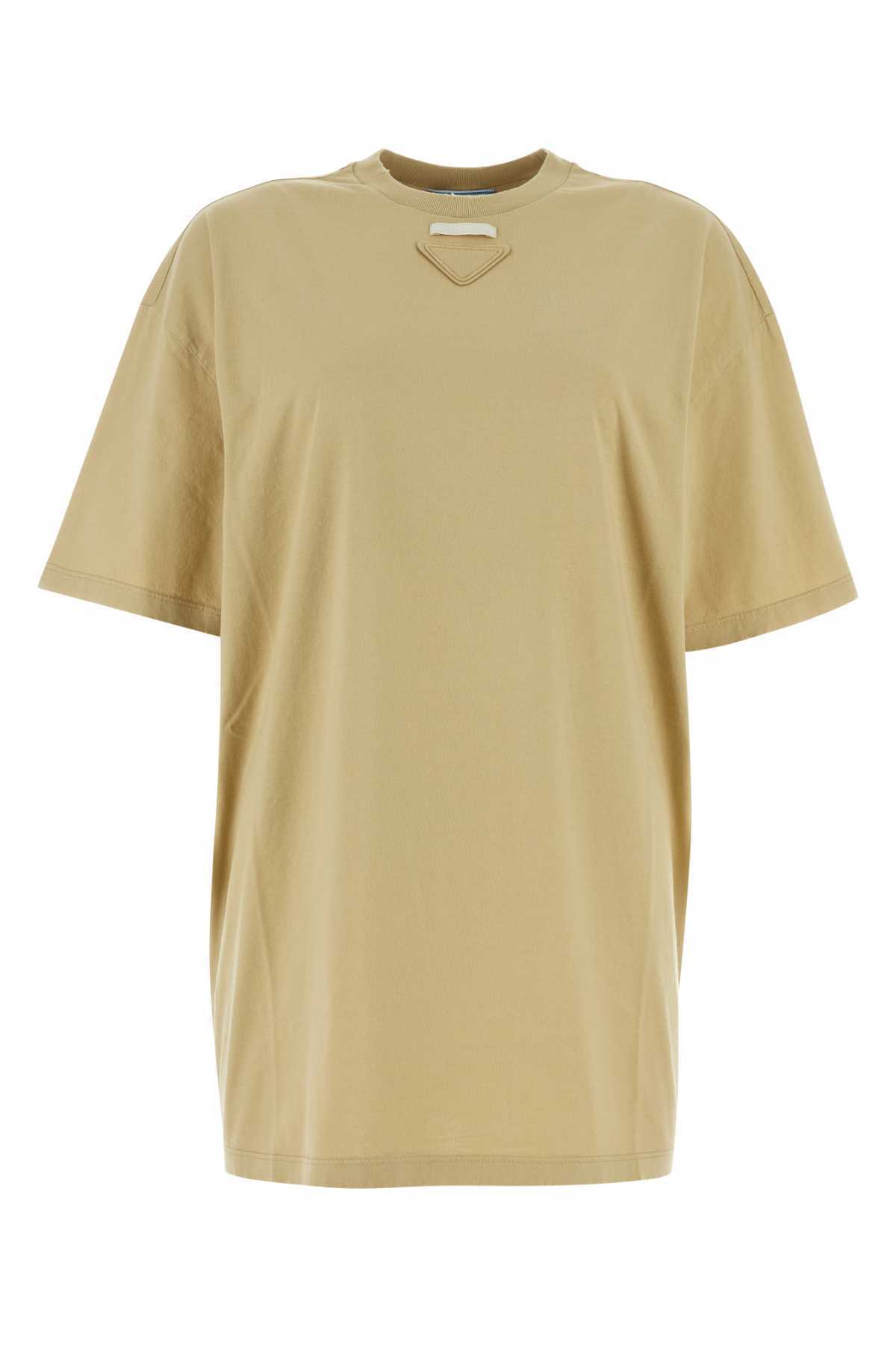 【関税&送料込】Prada Cappuccino Jersey T-Shirt