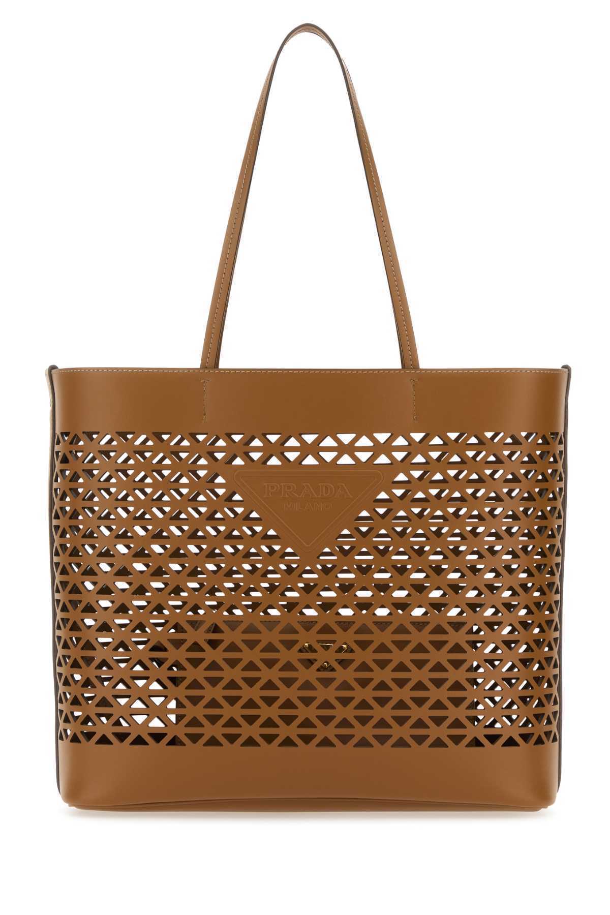【関税&送料込】Prada Caramel Leather Shopping Bag