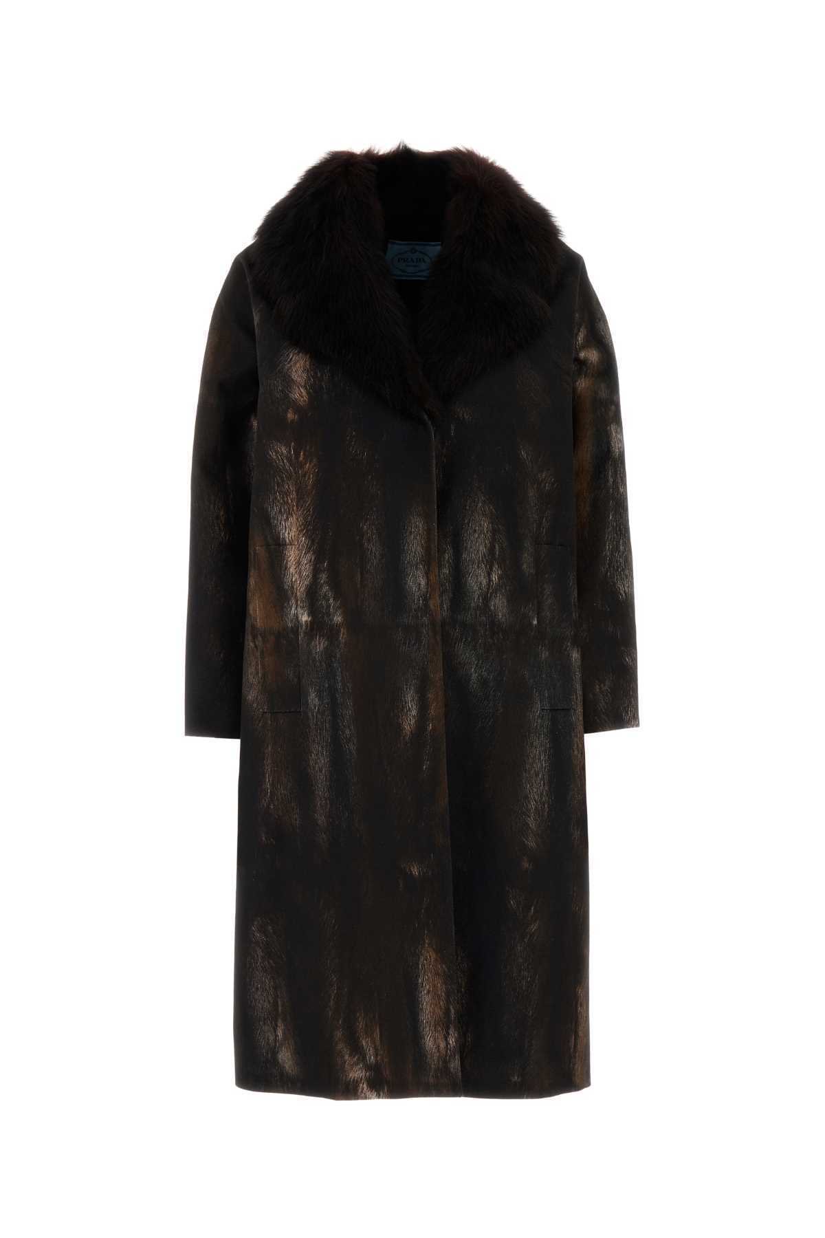 【関税&送料込】Prada Printed Cotton Coat