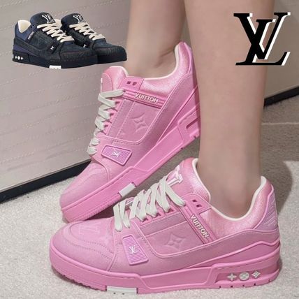 レディース*LV*モノグラム トレーナー スニーカー ピンク ピンク系 Louis Vuitton(ルイヴィトン) スニーカー(レディース