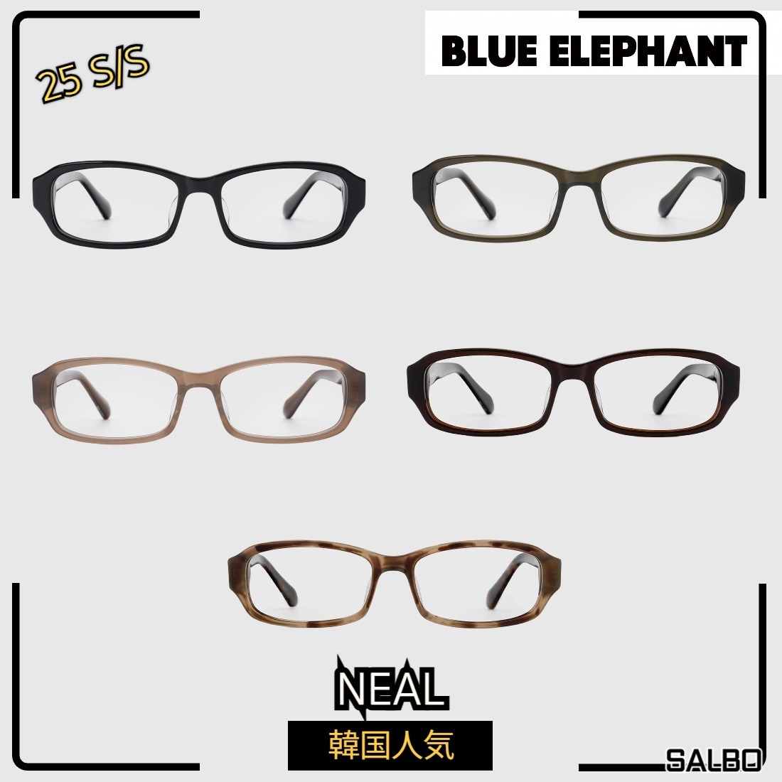 [BLUE ELEPHANT] ★25SS★NEAL★ 韓国人気 メガネ