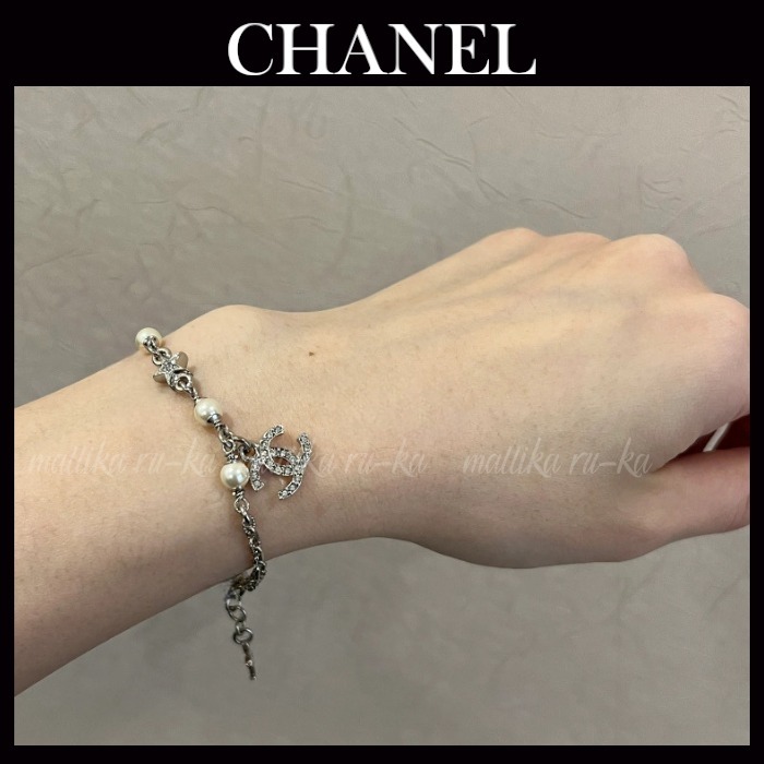 25SSパール＆星の輝き【CHANEL】 シャネル CCロゴ ブレスレット