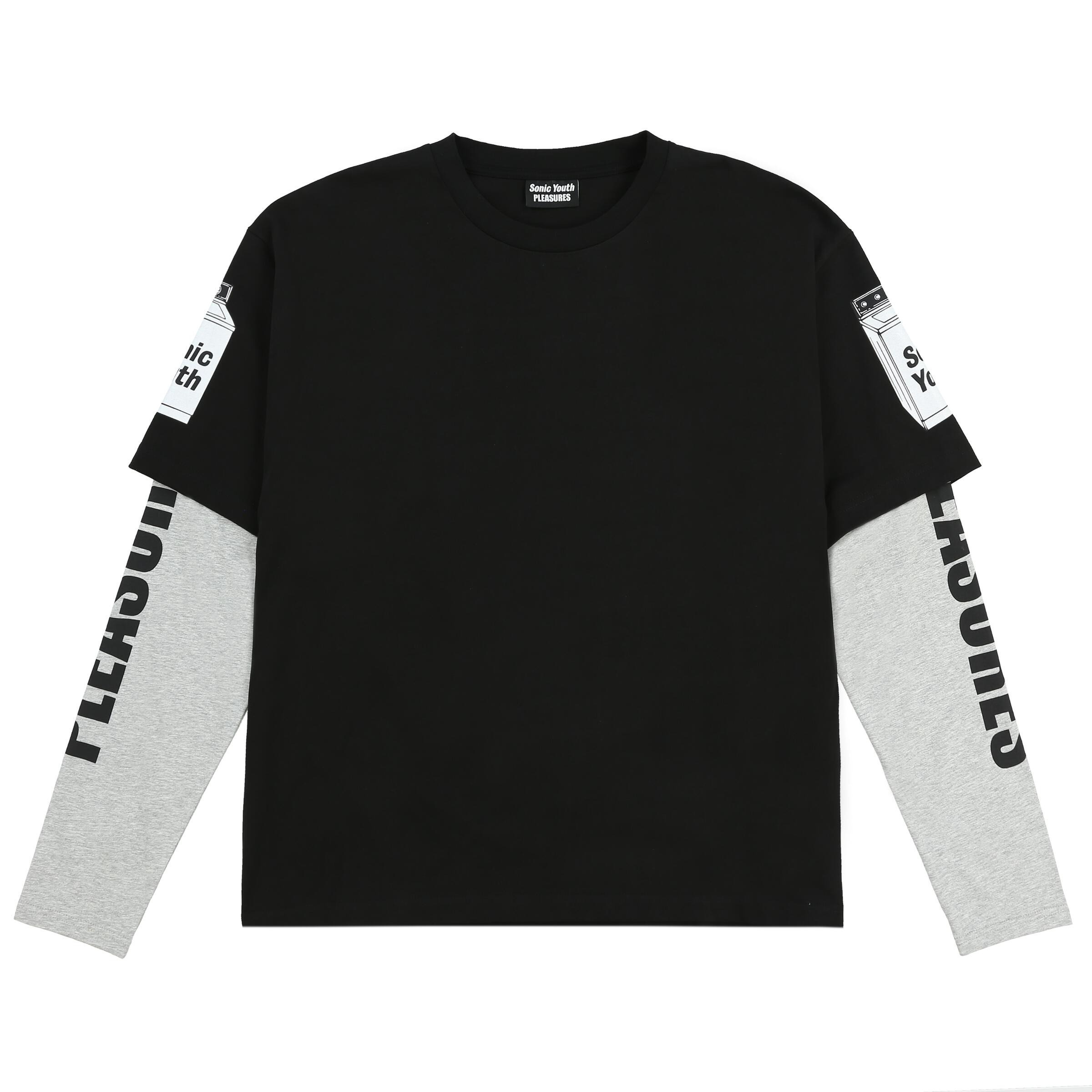 Tシャツ・カットソー PLEASURES BECUZ LAYERED LONG SLEEVE (46423)