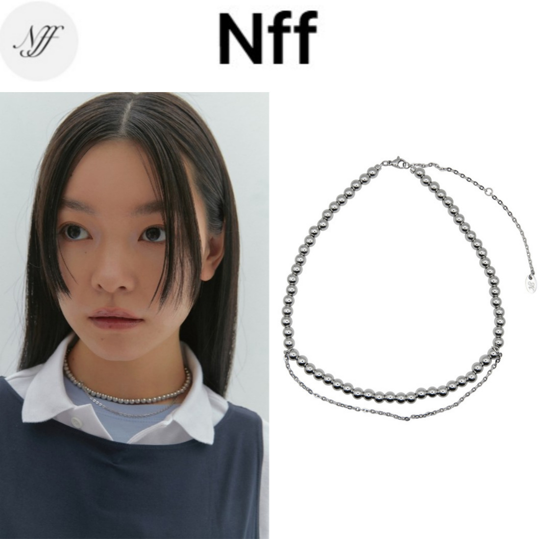 [韓国人気ジュエリー] nff lagoon necklace
