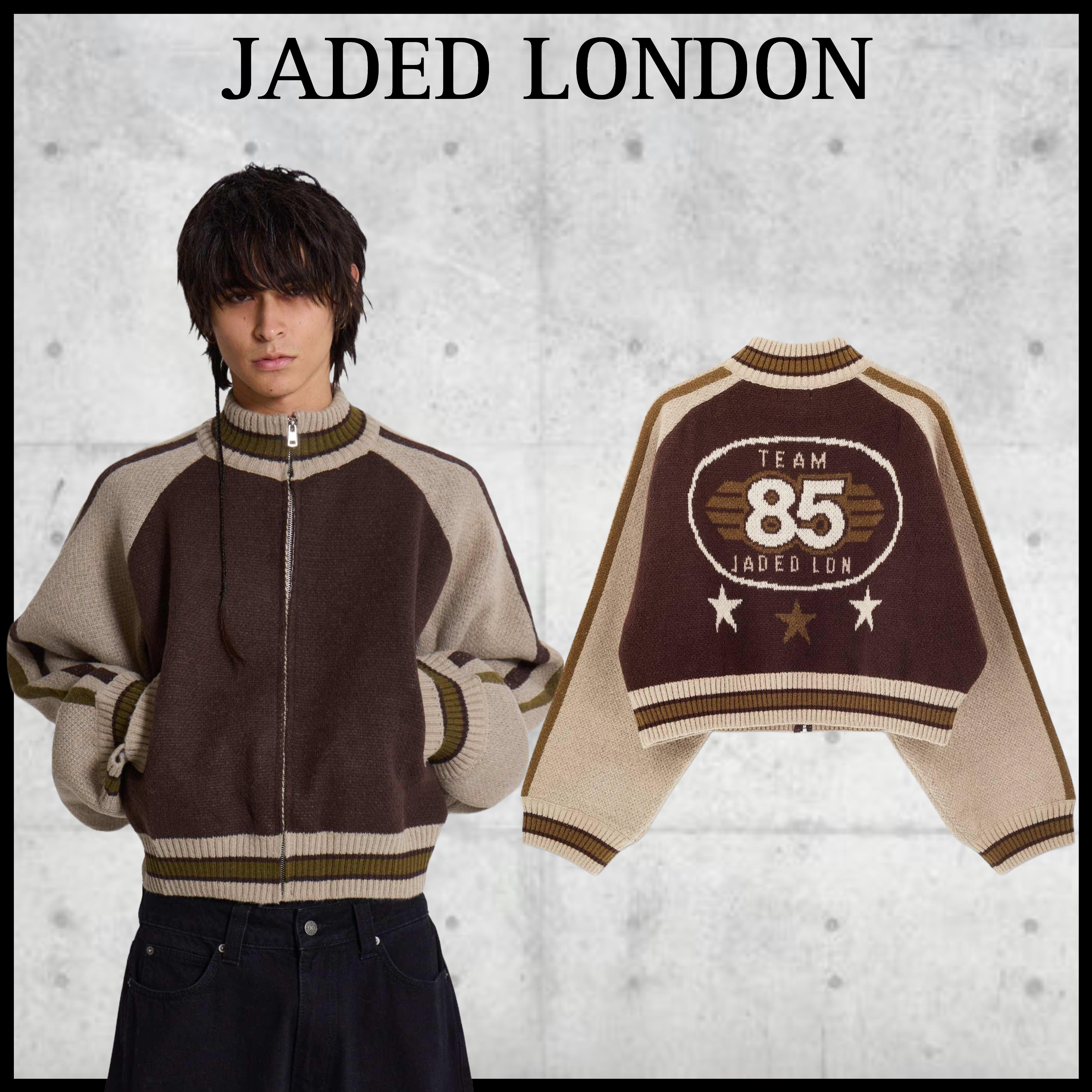 【JADED LONDON】 送料関税込み Team 85 Knitted Bomber Jacket