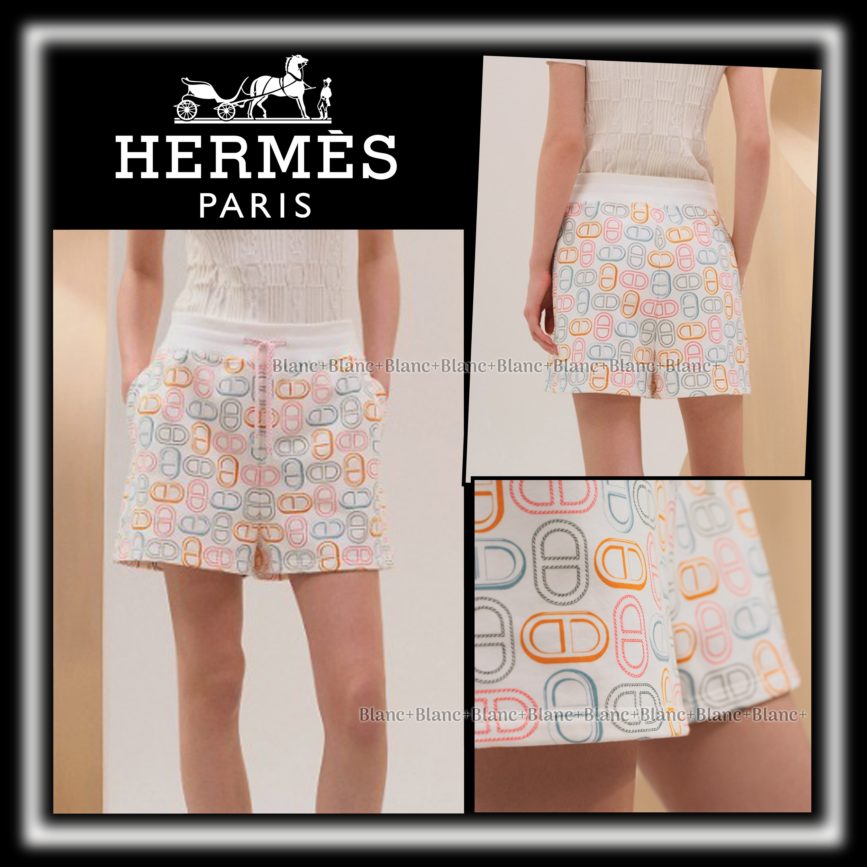 カラフル♡【HERMES】「Chaine d'Ancre」ショートパンツ