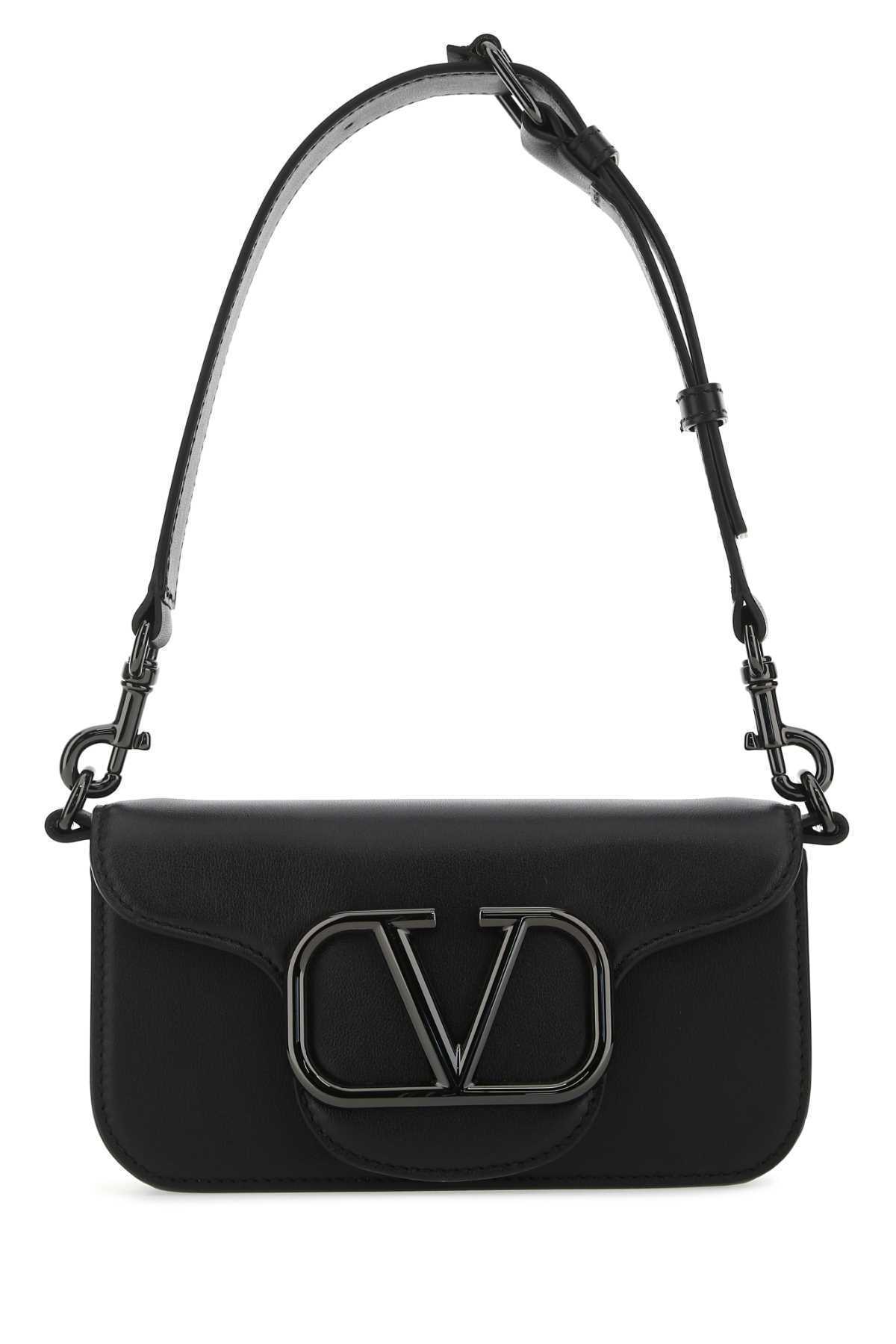 【関税&送料込】Valentino Garavani Black Leather Loca Should
