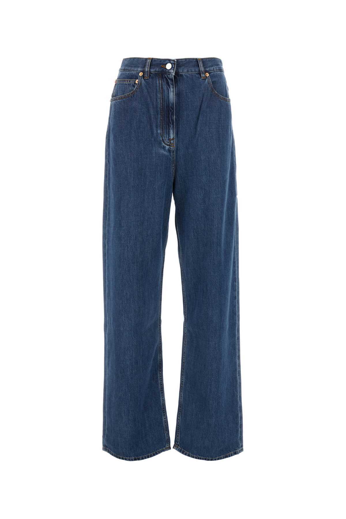 【関税&送料込】Valentino Garavani Denim Wide-Leg Jeans