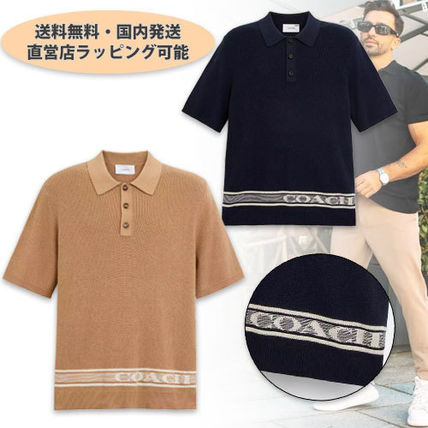 ネイビー（紺）系 Coach(コーチ) ポロシャツ(メンズ) - 海外通販