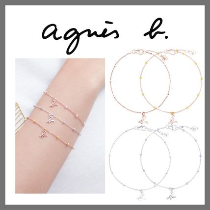 agnes b ブレスレット アニエスベー ファッションなロゴ 2020AW