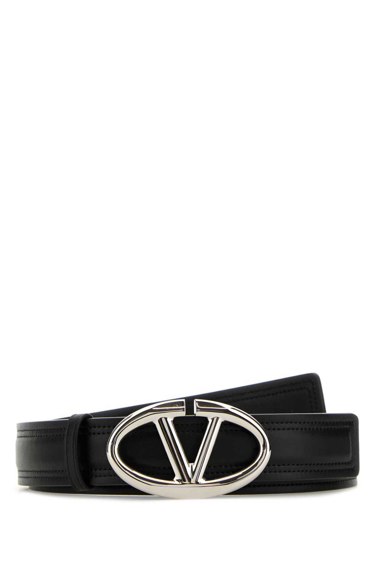【関税&送料込】Valentino Garavani Black Leather Reversible
