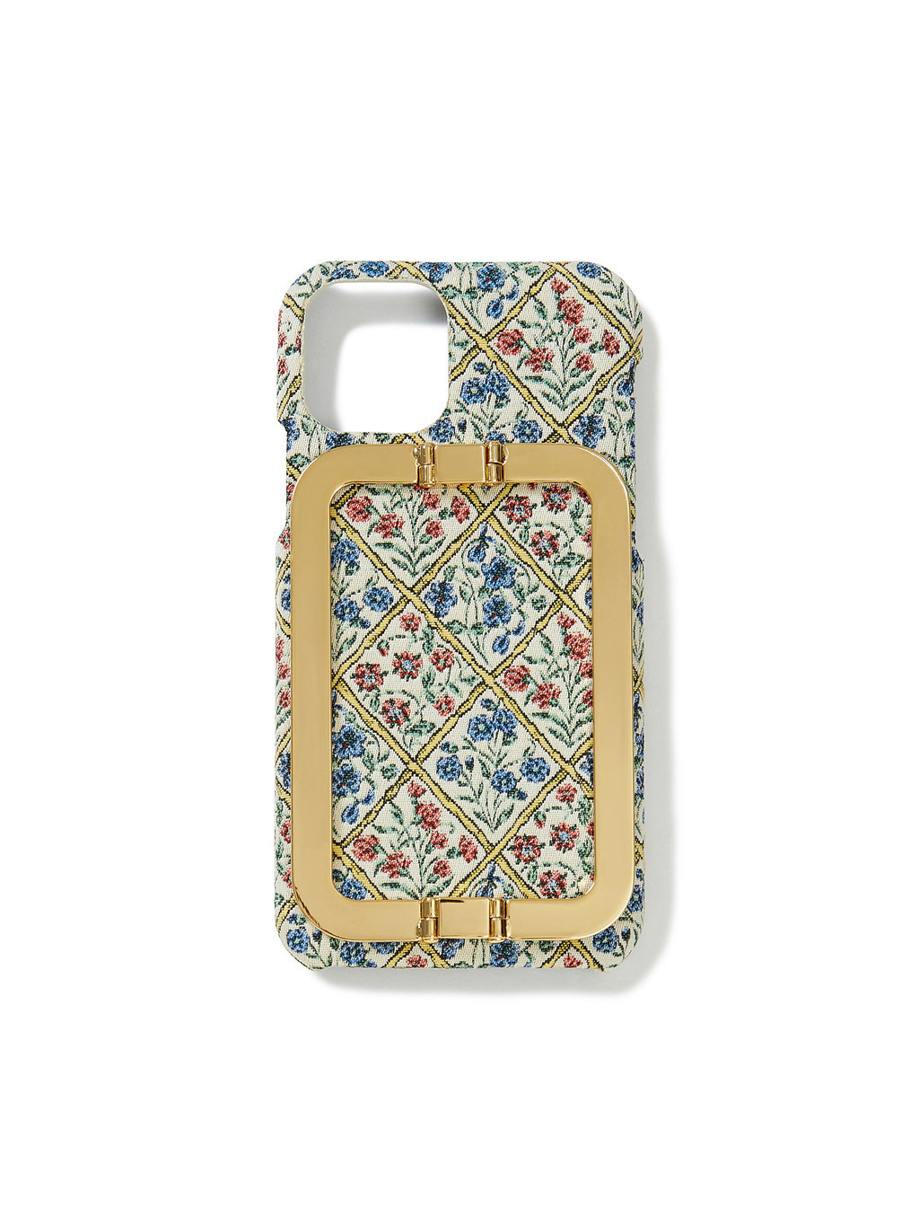 EENK★IPhone Case Ivory/Blue Multi★