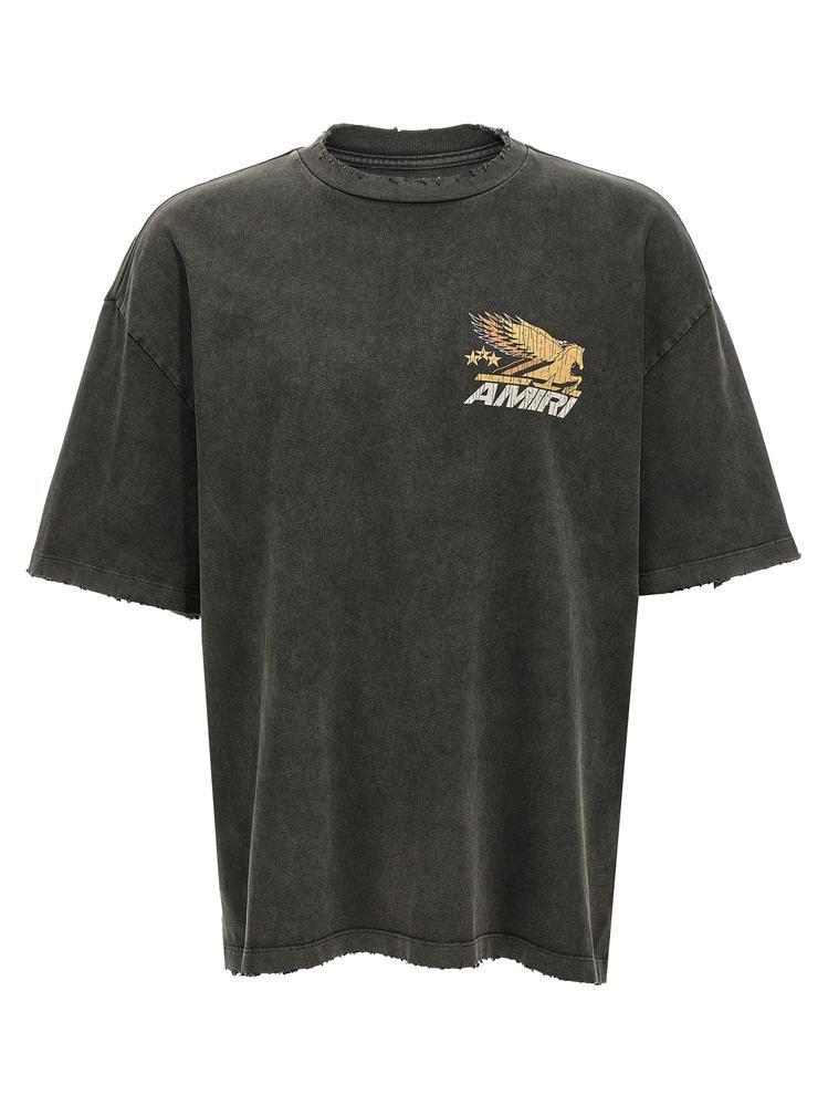 アミリ ヴィンテージ ペガサス オーバーサイズ Tシャツ ブラック
