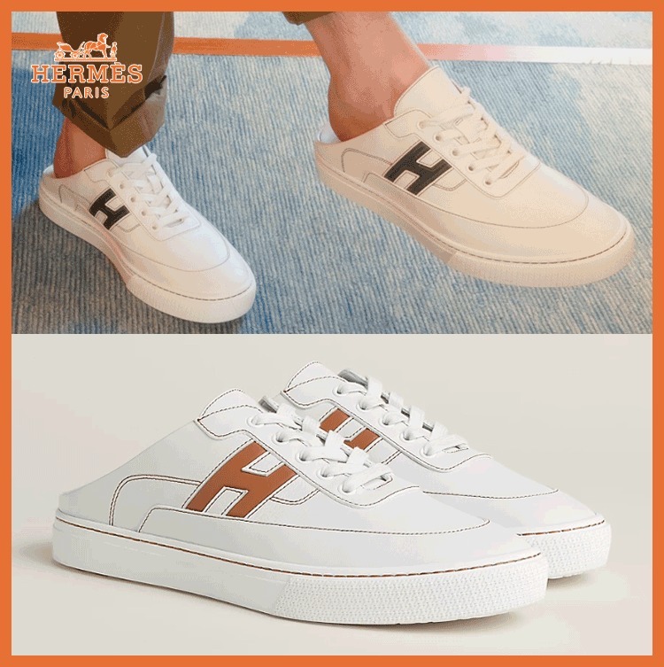 【かかとなしスリッポン☆人気☆】HERMES スニーカー≪キープ≫