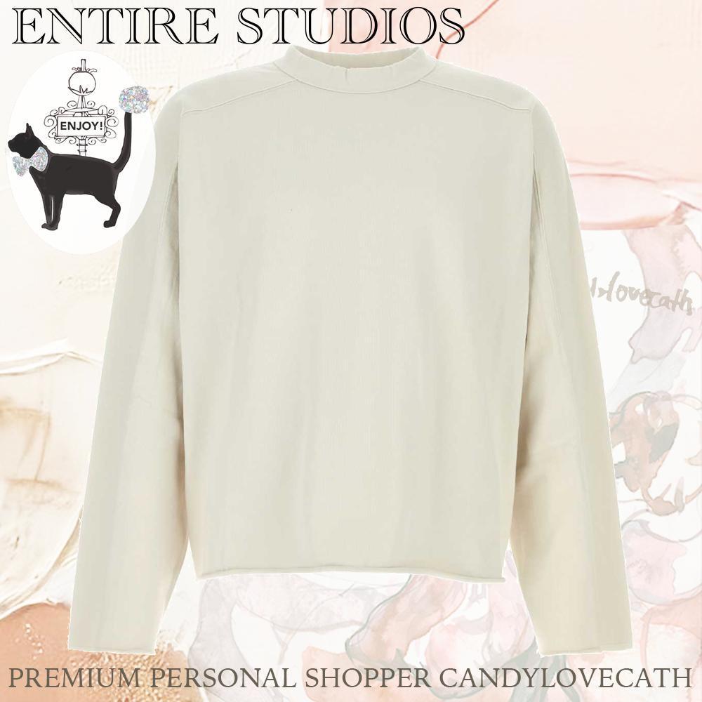 Tシャツ・カットソー ENTIRE STUDIOS Chalk Cotton Oversize T-Shirt