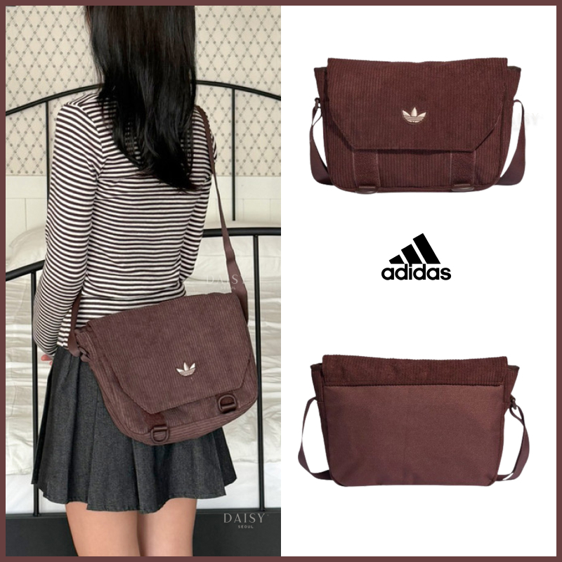 ★adidas★ 韓国人気★NEXT+ Corduroy Messenger Bag
