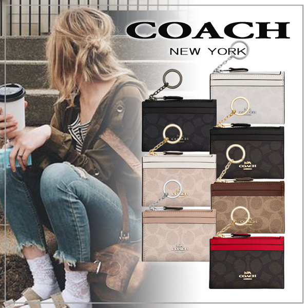 【COACH】コーチ ミニ スキニー ID ケース・シグネチャー