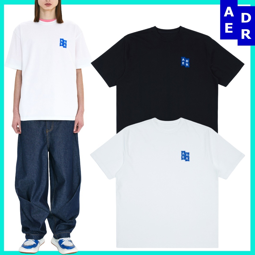 早期完売★ADERERROR★Sig; BL Tag t-shirt 04 半袖Tシャツ(2色)