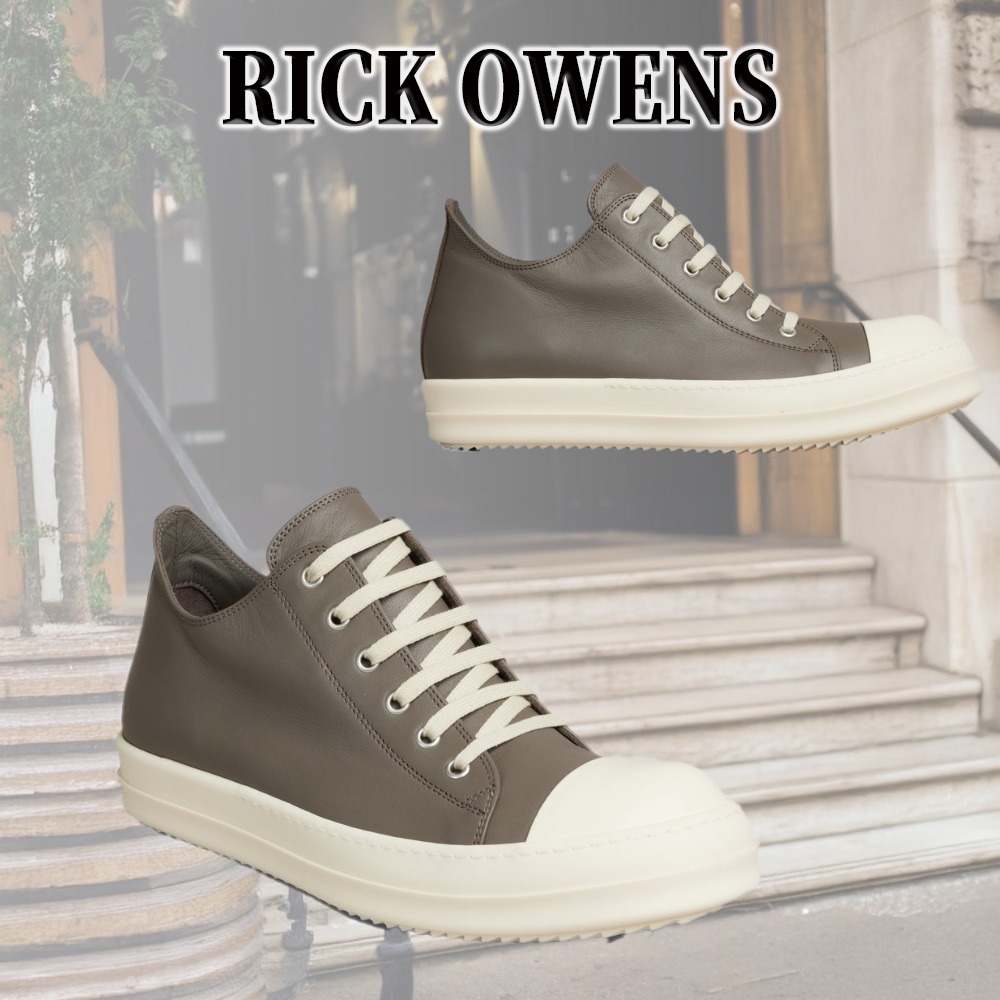 【ドレープの美しさが唯一無二】RICKOWENS レザースニーカー