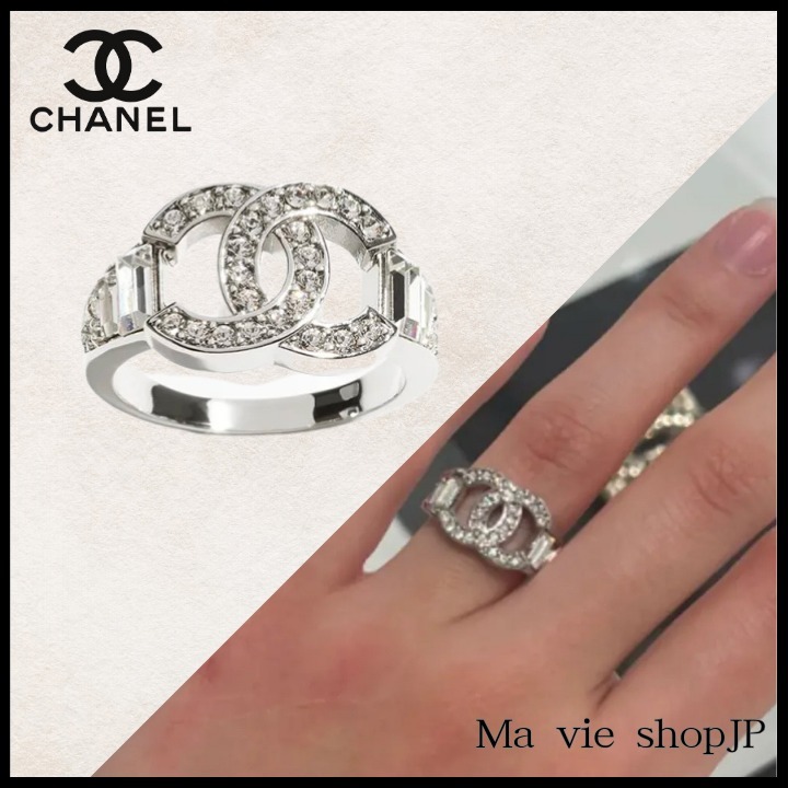 エレガント☆存在感あるCCロゴ【CHANEL】シャネル リング