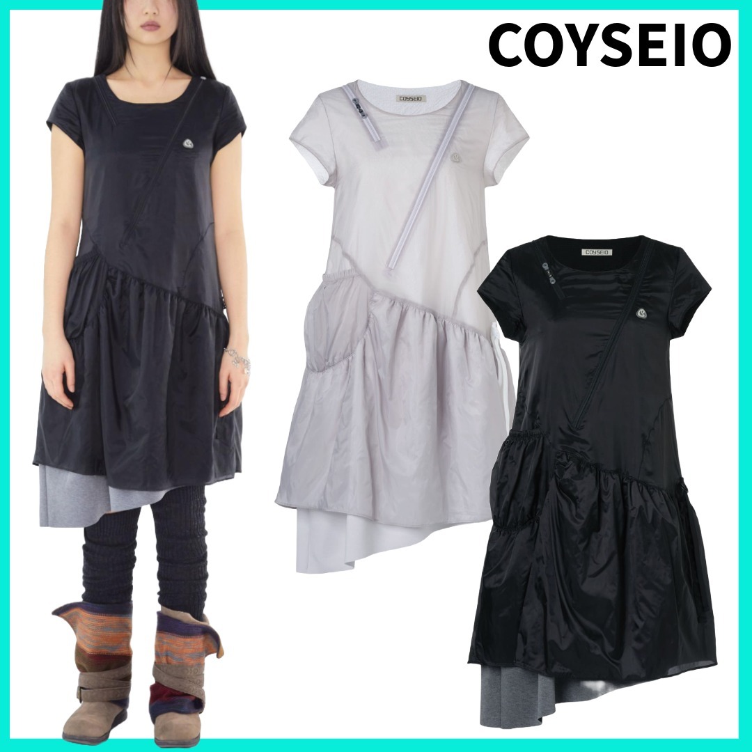 早期完売★COYSEIO★PUFF SHIRRING ONE PIECE ワンピース2色