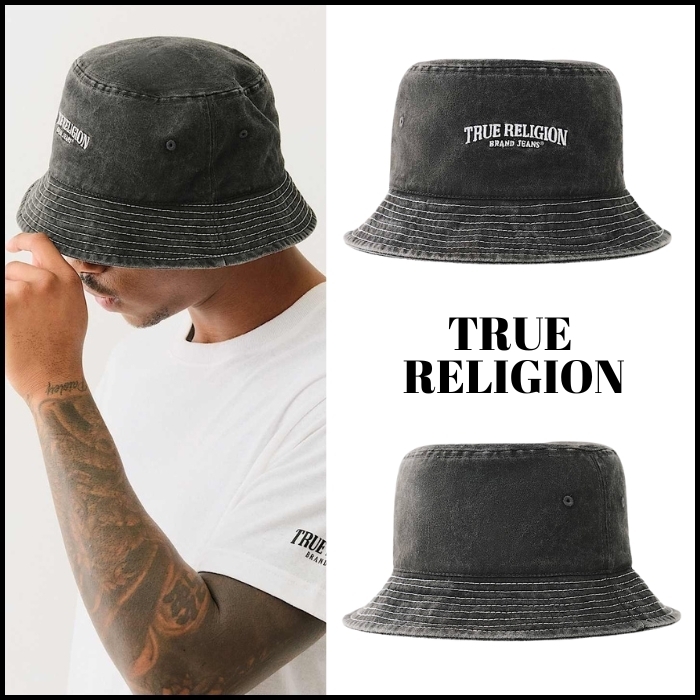 【TRUE RELIGION】★バケットハット★ ACID WASH BUCKET HAT
