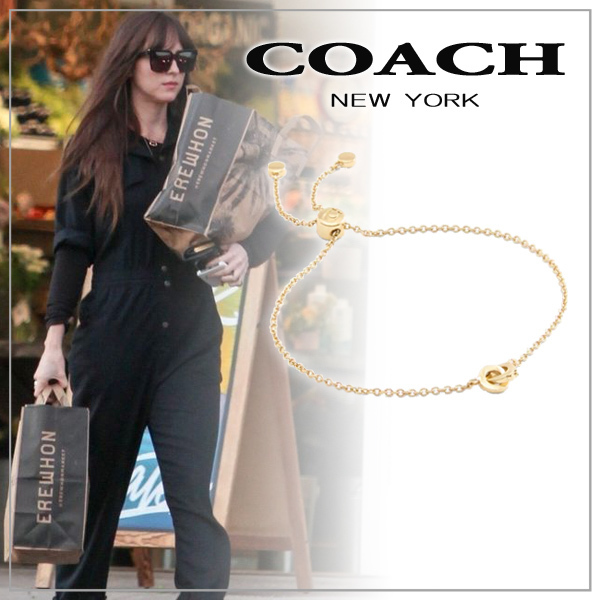 【COACH】コーチ インターロッキング スライダー ブレスレット