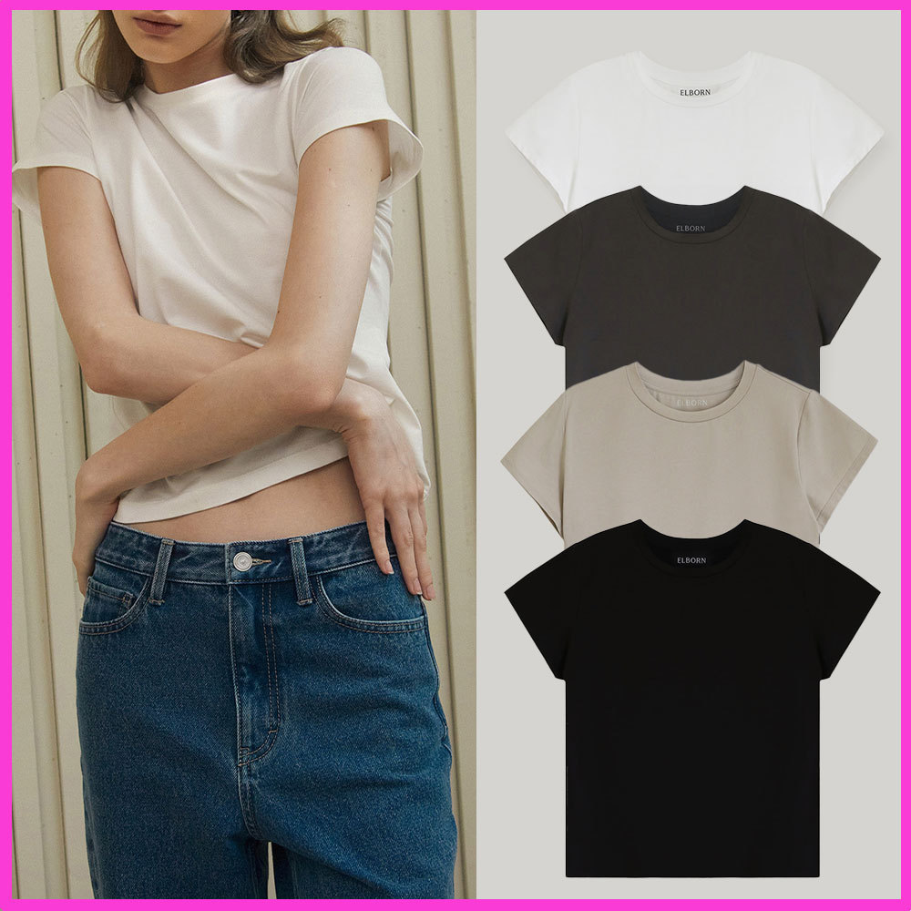 ☆韓国人気☆ダミア Tシャツ（4色）/ELBORN☆